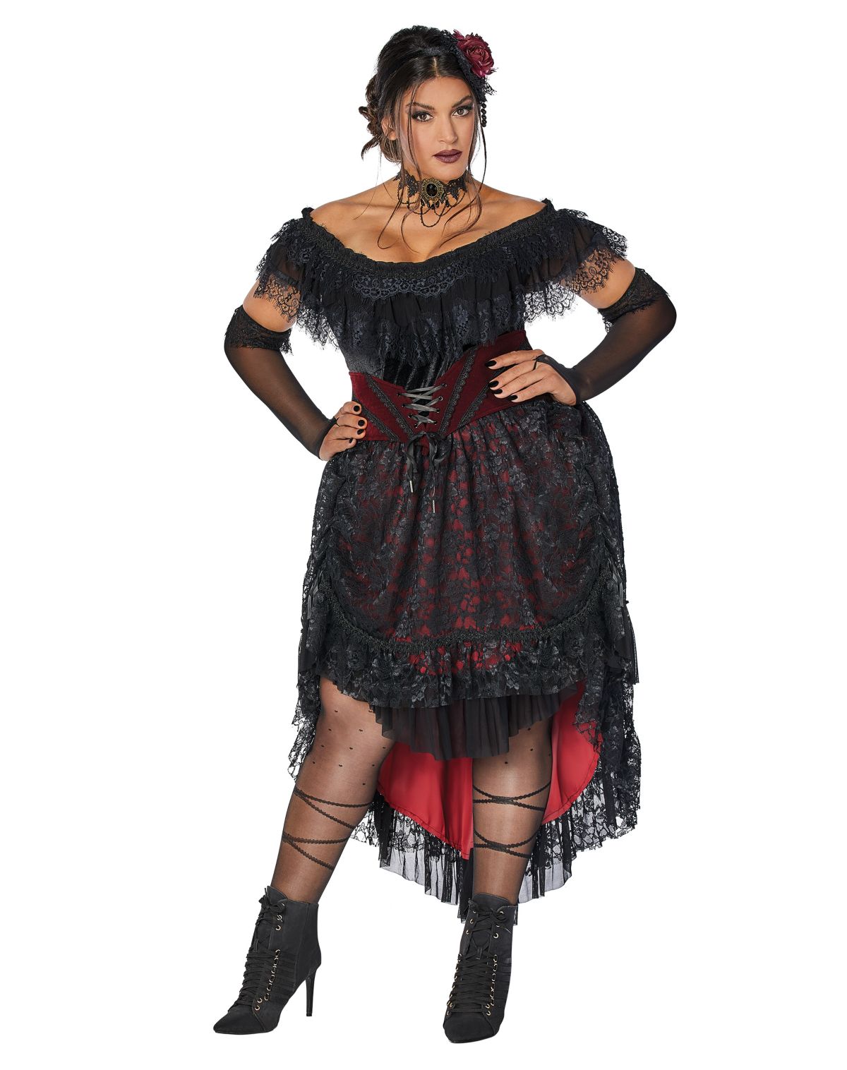 Plus Size Victorian Vampire Dress Costume - The Signature Collection