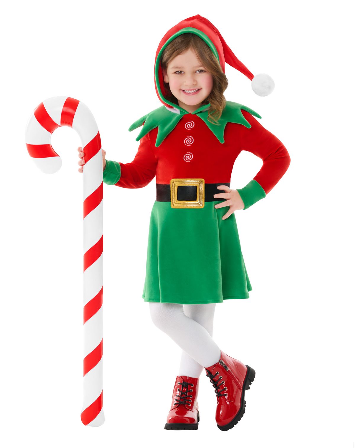 2 Ft Light-Up Santa Mini Inflatable Decoration