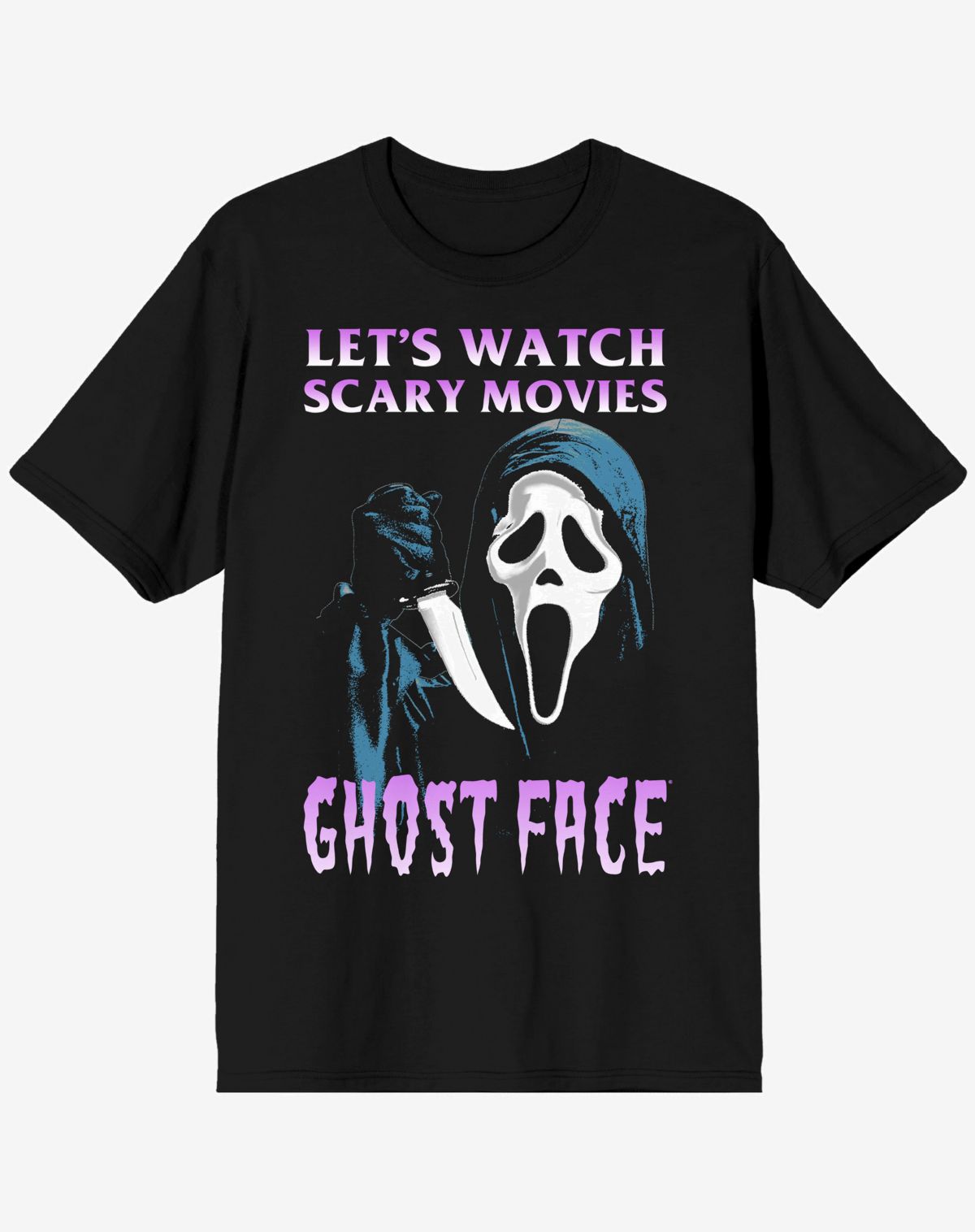Ghost Face Letu0027s Watch Scary Movies T Shirt