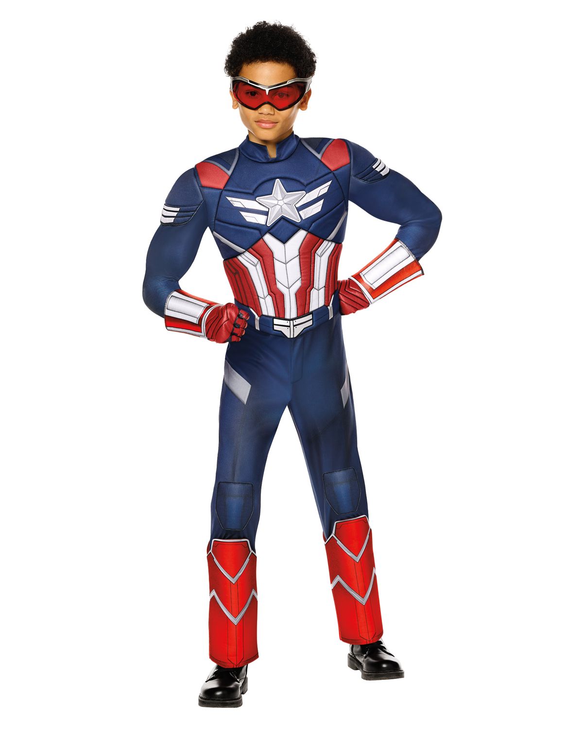Kids Captain America Muscle Jumpsuit Costume - Brave New World