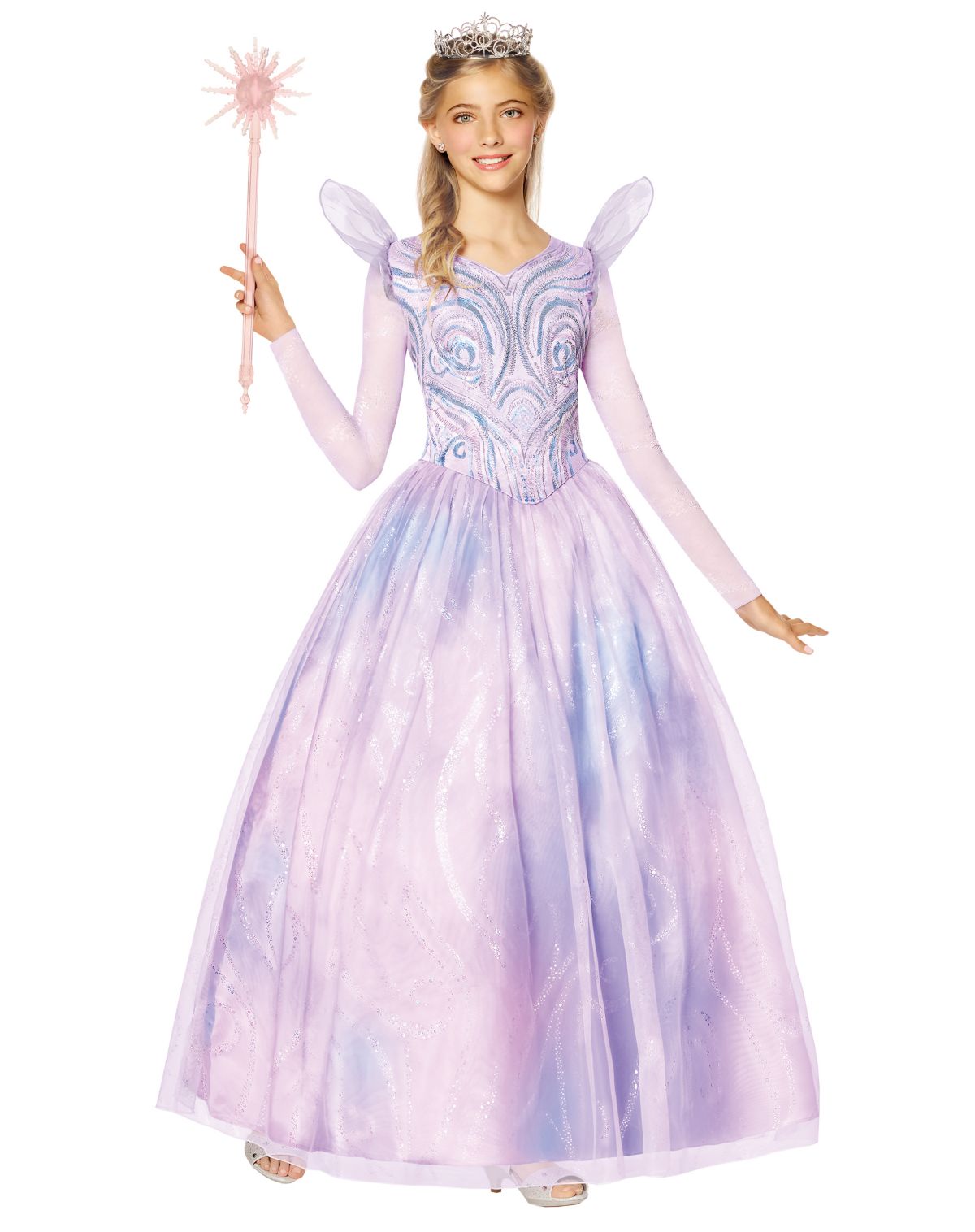 Kids Glinda Blue Dress Costume - Wicked: For Good