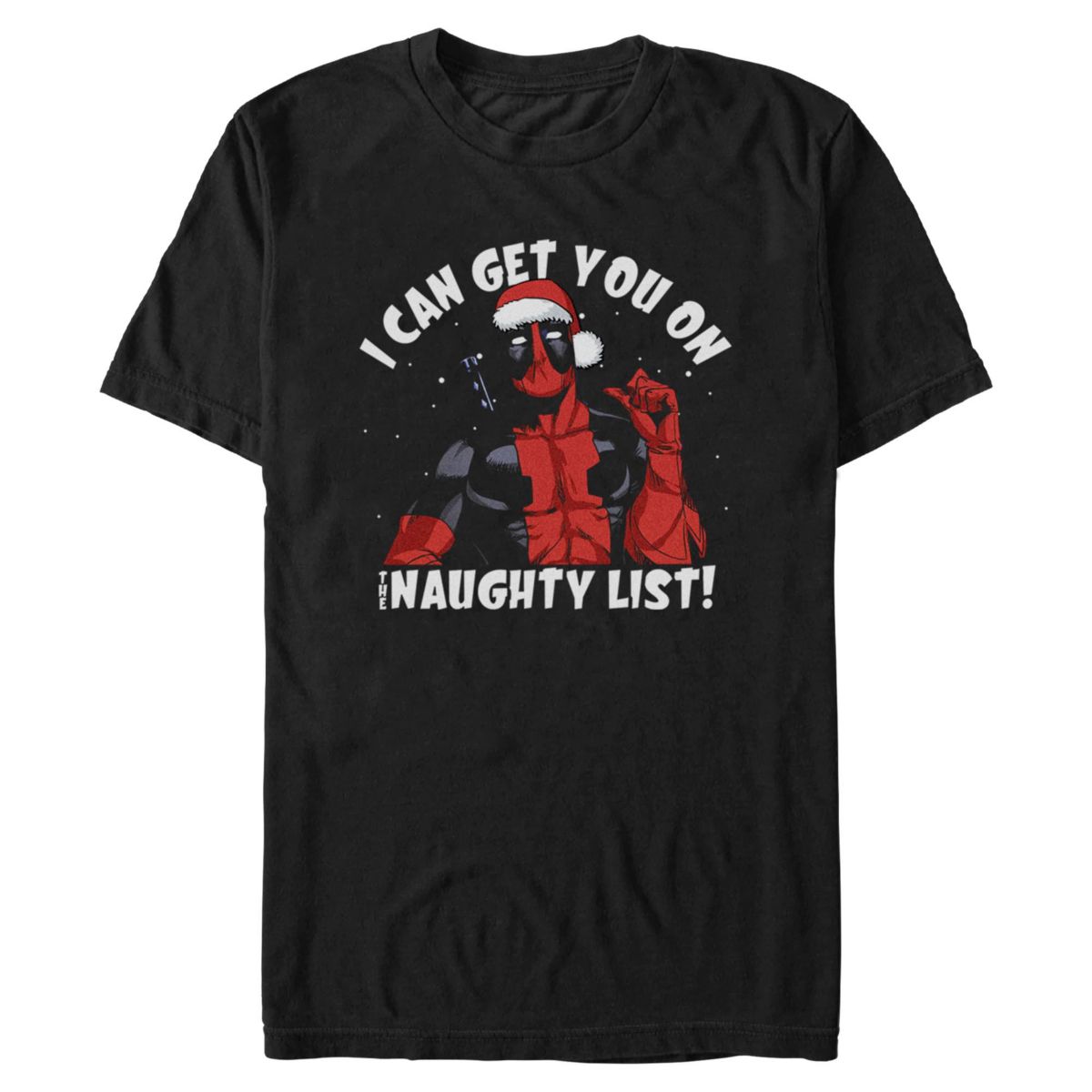 Deadpool The Naughty List T Shirt