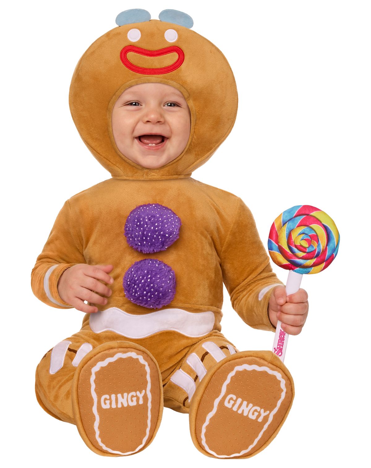 Baby Gingy Jumpsuit Costume - Shrek