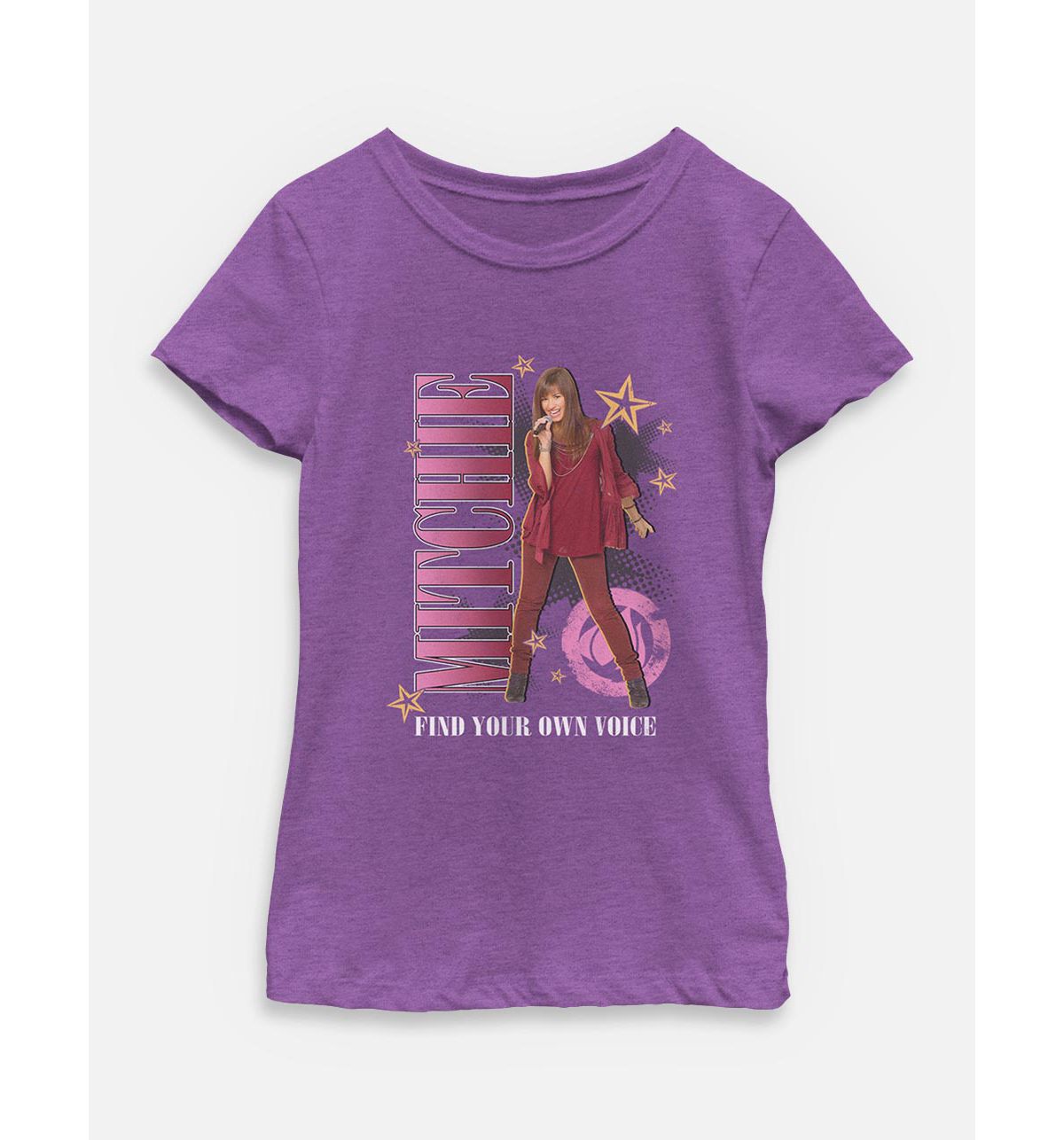 Kids Camp Rock Mitchie Purple T Shirt