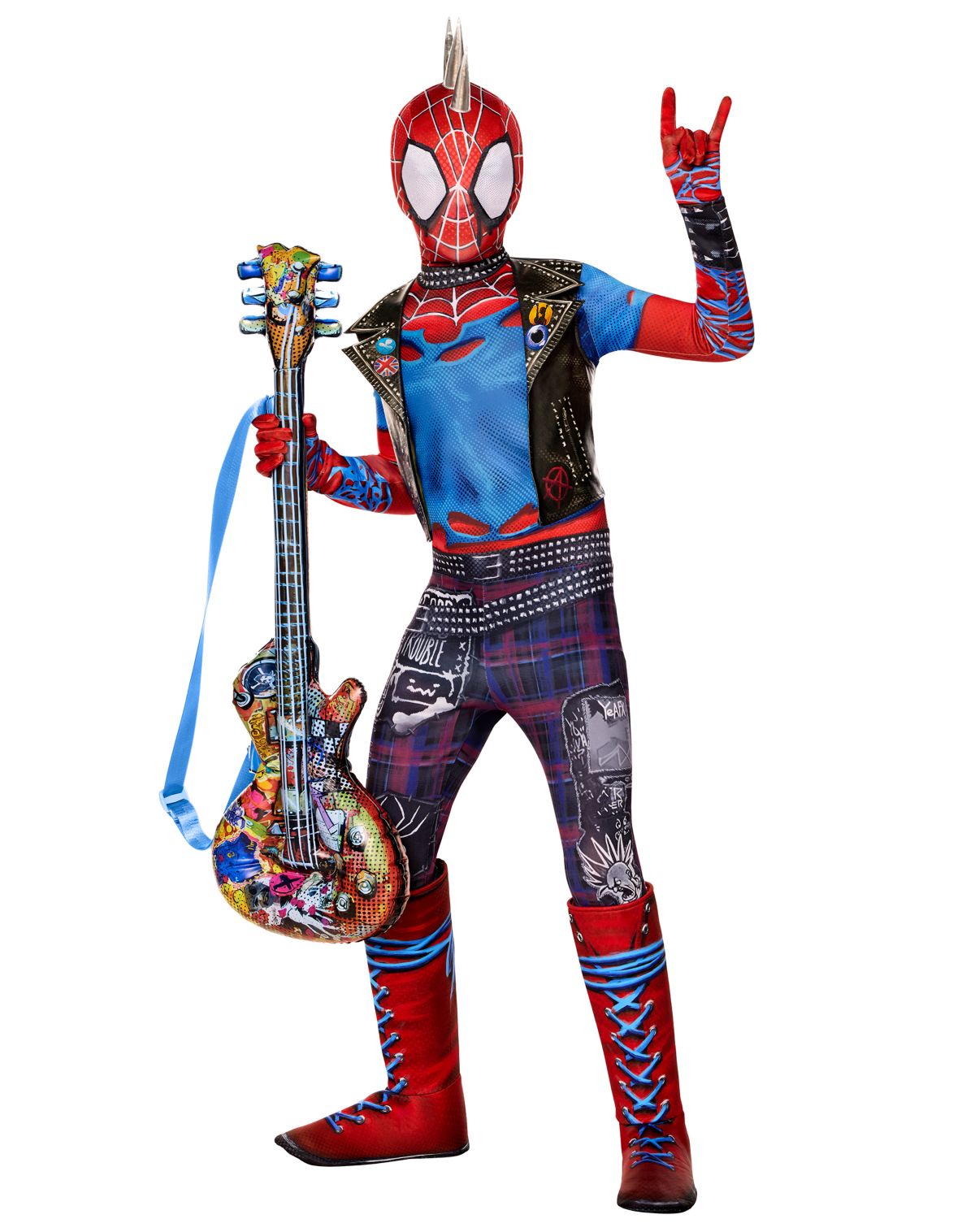 Kids Spider-Punk Costume - Spider-Man Across the Spider-Verse